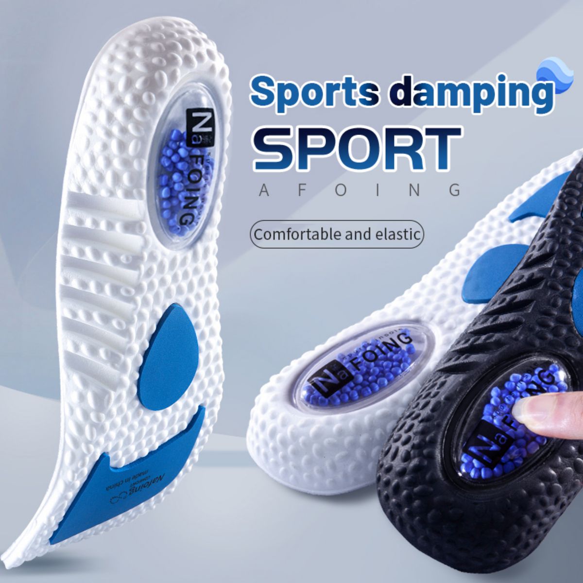 The Sneaker Care - 1Para Ulepszona sportowa wkładka amortyzująca PU
